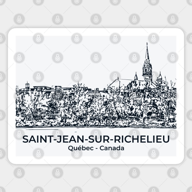 Saint-Jean-sur-Richelieu - Québec Magnet by Lakeric